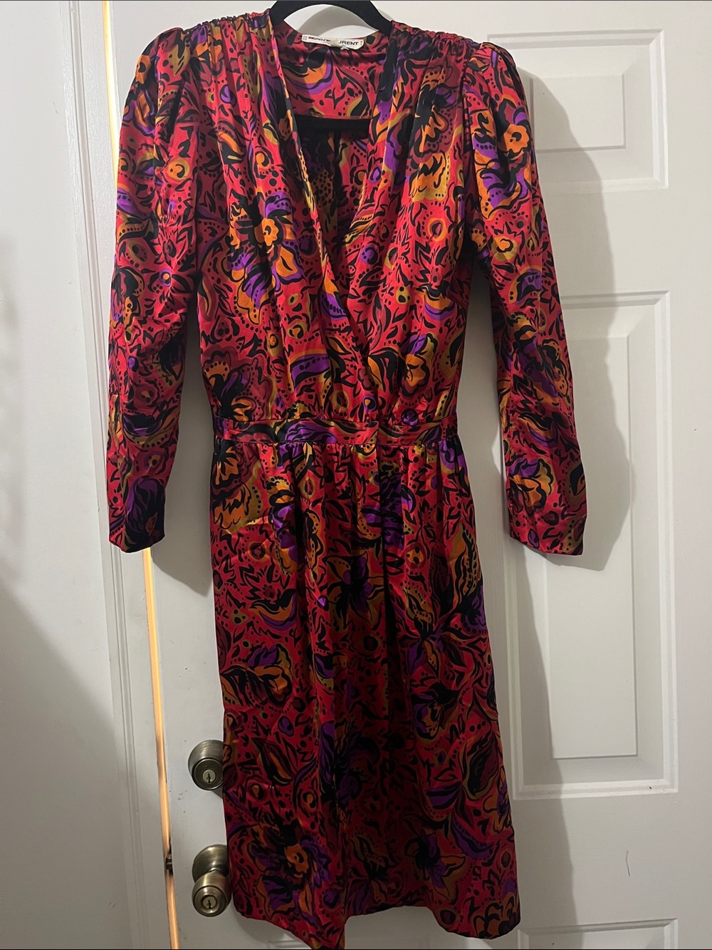 Vintage Saint Laurent V-Neck Dress